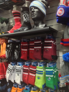 Socks are made to be matched with a hat, whether it be a pom knit, snapback or fitted.