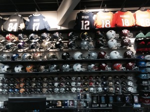 NIke NFL jerseys and hard to find novelty items are a staple of the product mix at Pro Image Sports. 