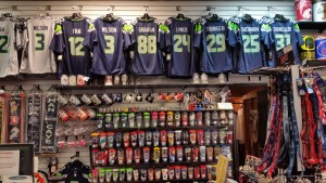 The recent success of the Seattle Seahawks has been a boon to business for Robertson over the past few years.  